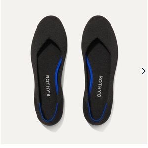 Rothy’s The Flat slip on shoes Black Size 10.5